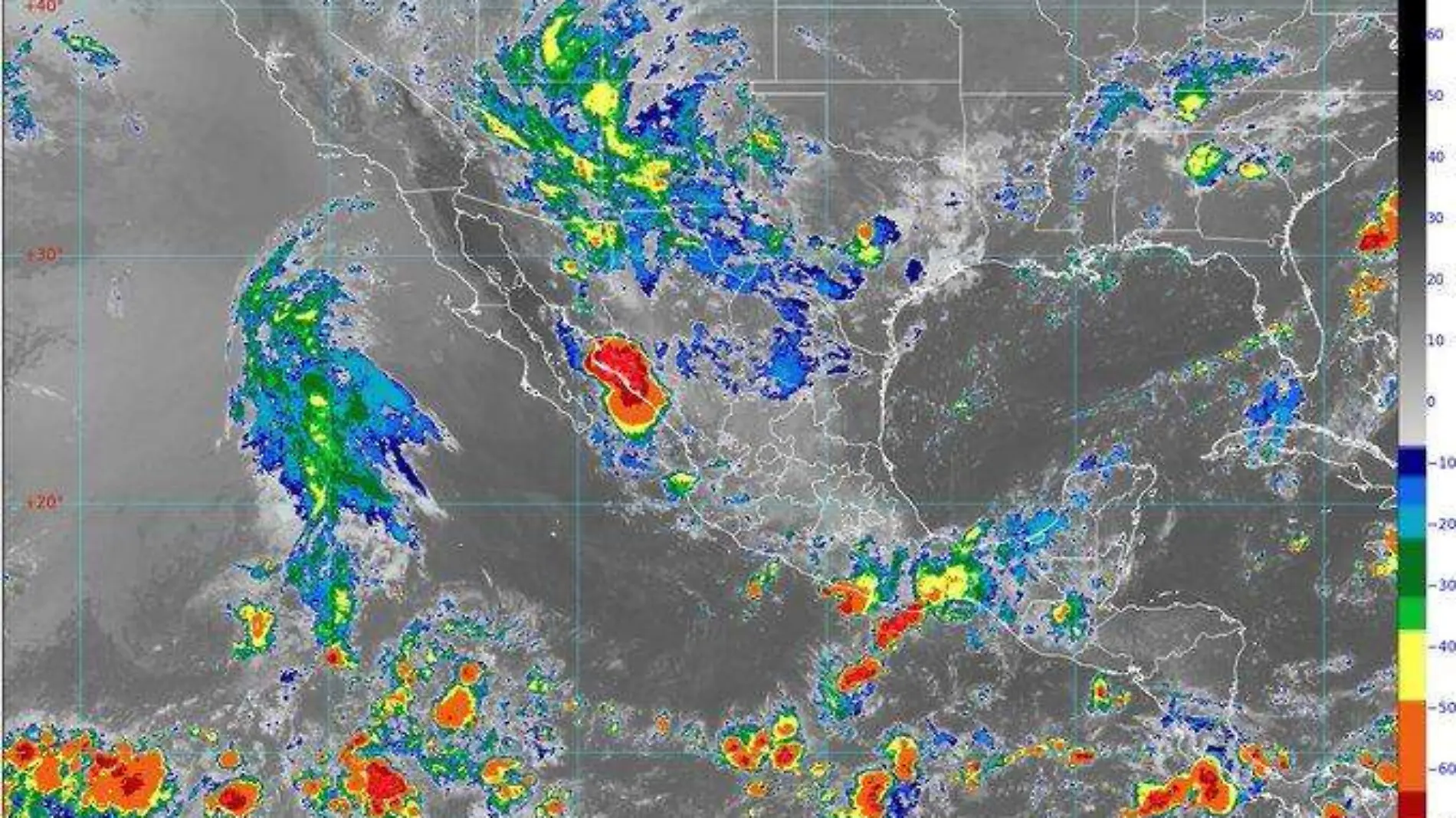 Lluvias en la República Mexicana